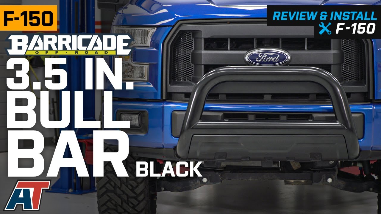 2004-2019 F150 Barricade 3.5 in. Bull Bar - Black Review & Install