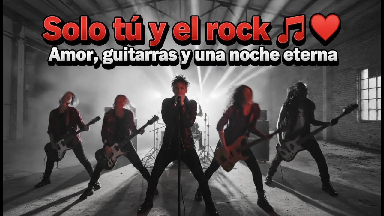 Solo tú y el rock 🎶❤️ | Amor, guitarras y una noche eterna
