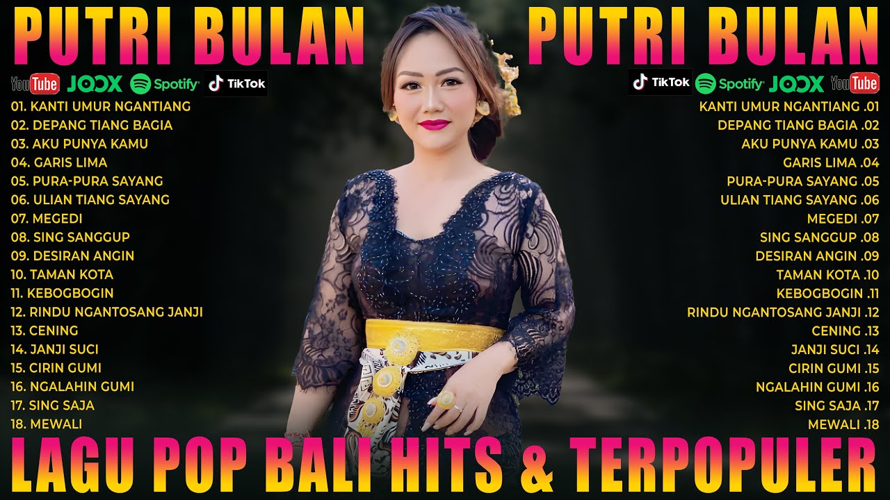 PUTRI BULAN  - LAGU POP BALI HITS & TERPOPULER