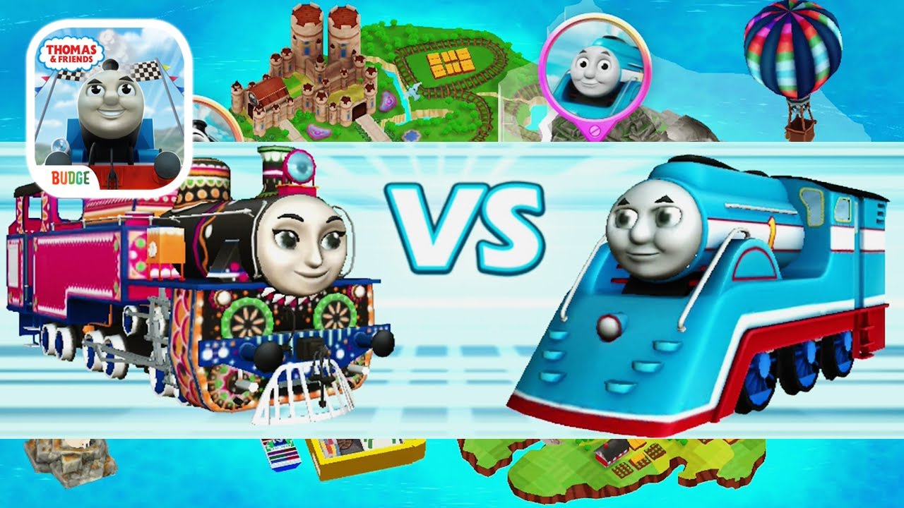 Thomas & Friends: GoGo Thomas - Ashima VS ST. Thomas - Full Upgrade Diamond Super Fun Races (Budge)