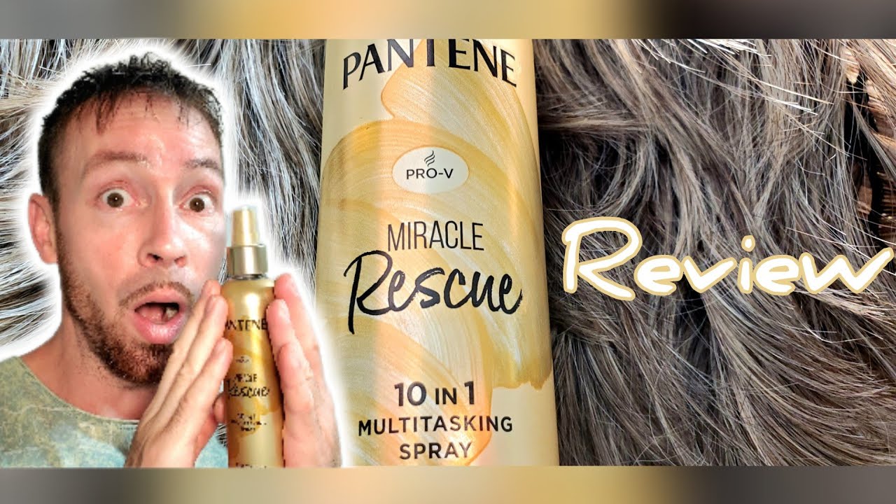Pantene Pro-v Miracle Rescue 10 in 1 Multitasking Hair Spray Repair Damage Detangle Protect Improve