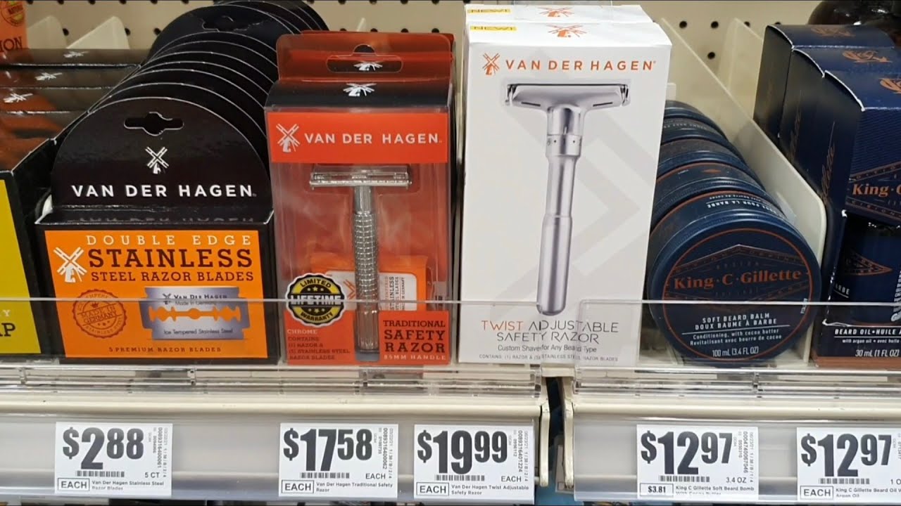 Klassische Rasur- und Haarprodukte im US-Einzelhandel