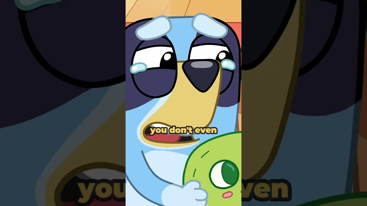 Bingo and Bluey best acting!  #reels #funny #bluey #shorts #cartoon