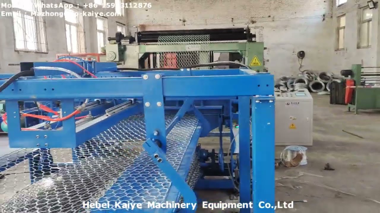 خط إنتاج آلة شبكة الجابيون الأوتوماتيكية بالكامل لصندوق الجابيون/gabion mesh machine production line