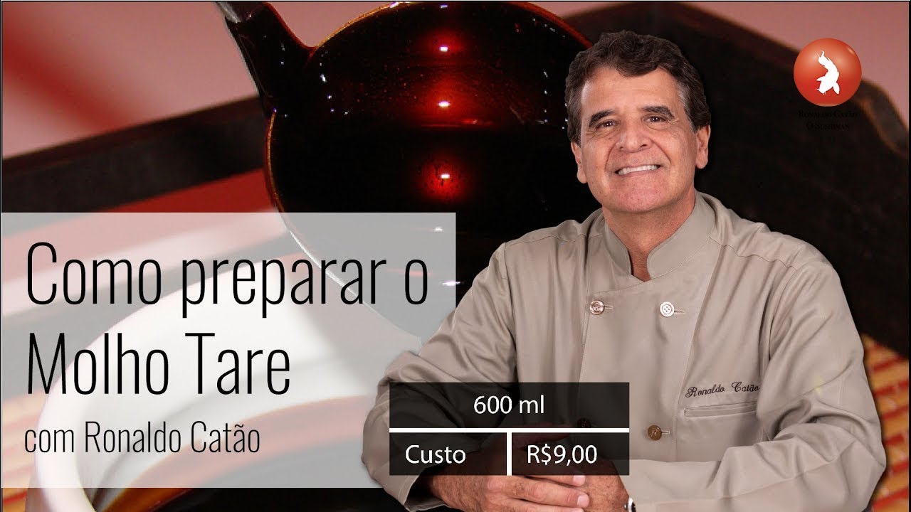 Molho Teriyaki (Tar&ecirc;) com Ronaldo Cat&atilde;o O Sushiman