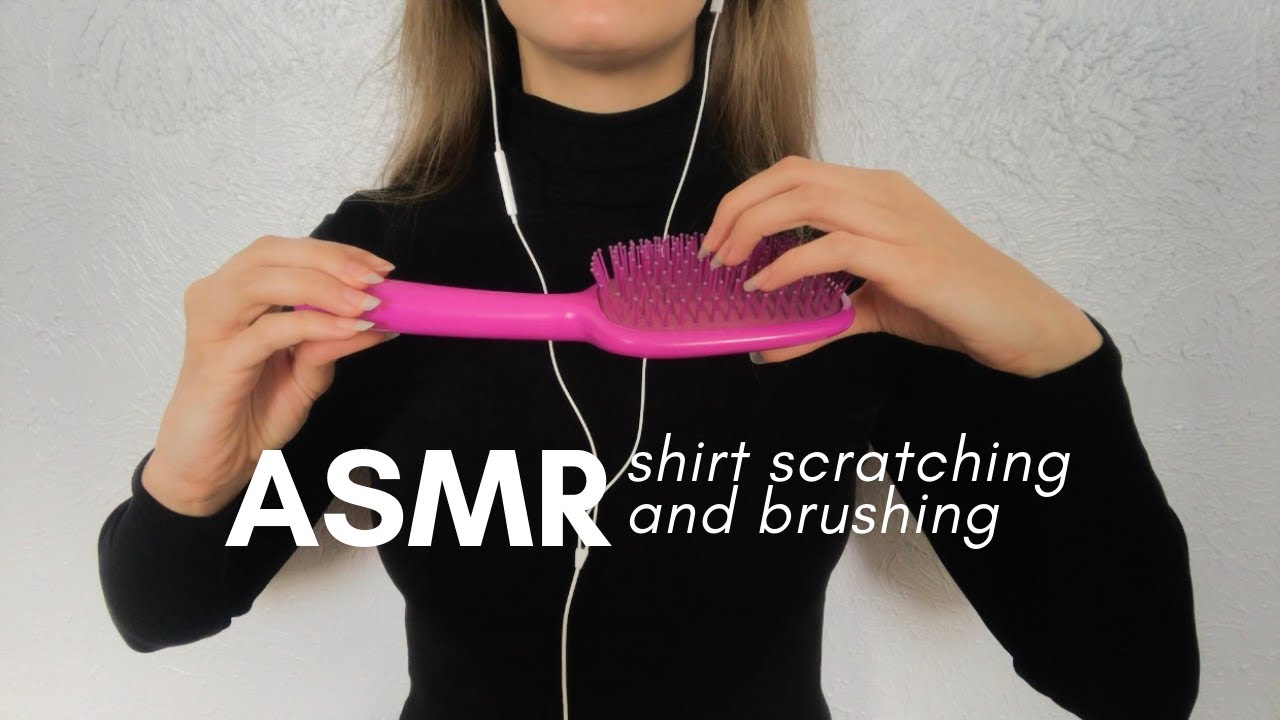 ASMR Shirt Brushing and Scratching With Long Nails // soft fabric sounds // NO TALKING