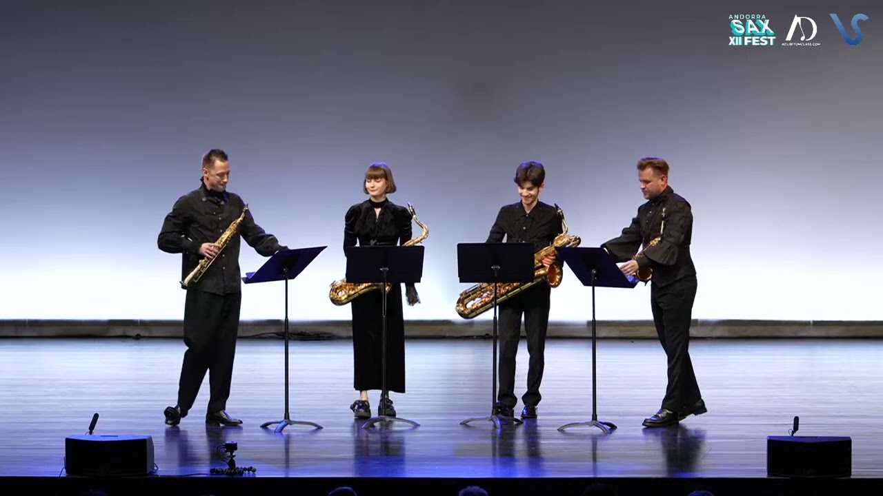 Moscow Saxophone Quartet plays Rameau