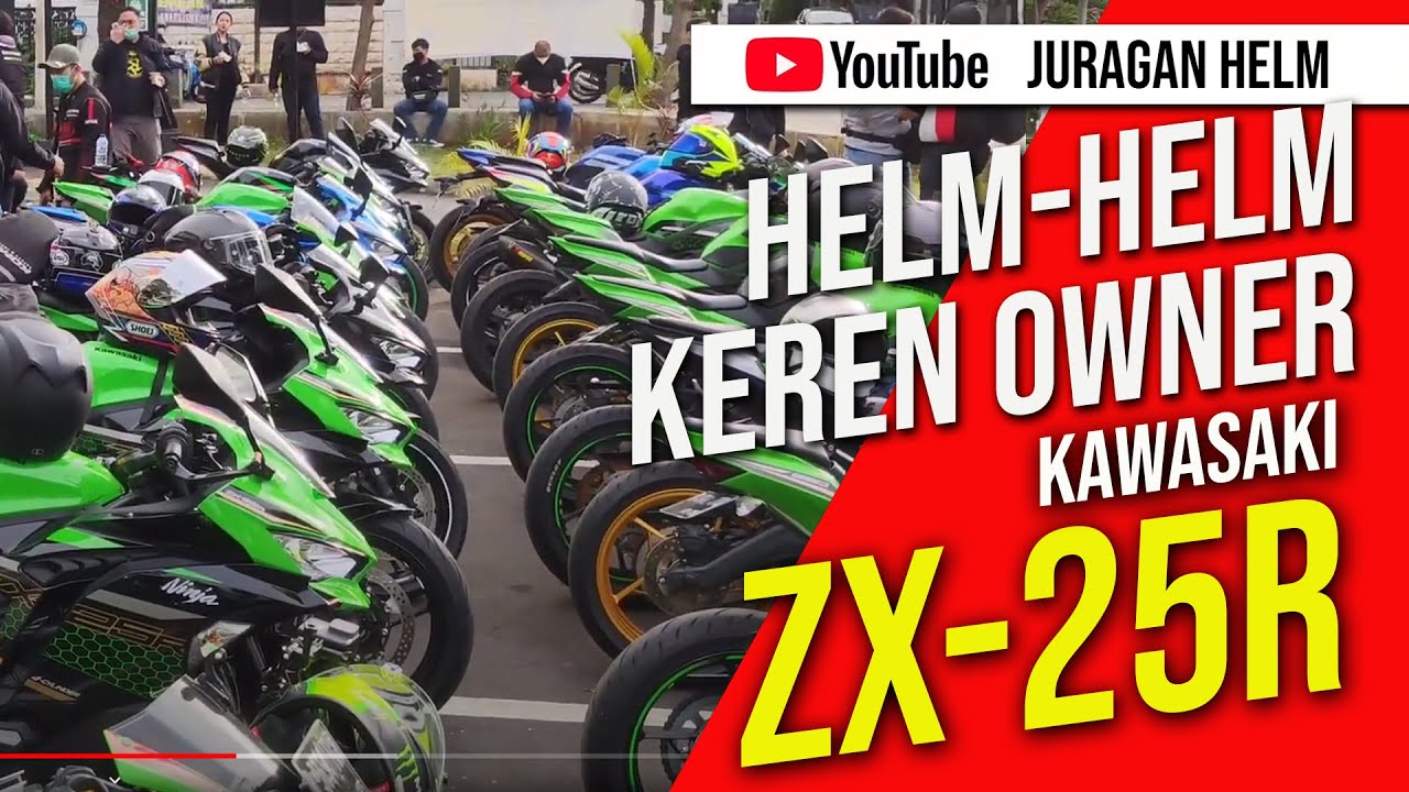 Asiknya Menikmati Helm-Helm Keren ZX25R | Juragan Helm