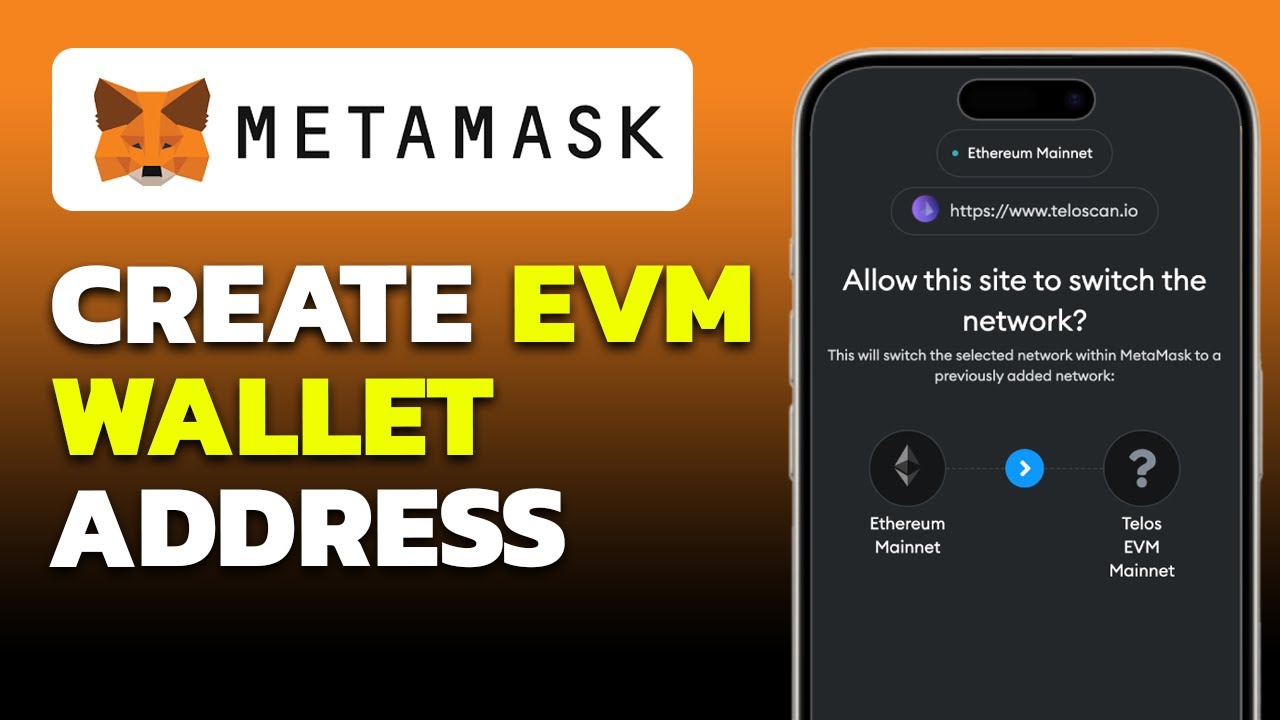 How To Create EVM Wallet Address In MetaMask | Step By Step