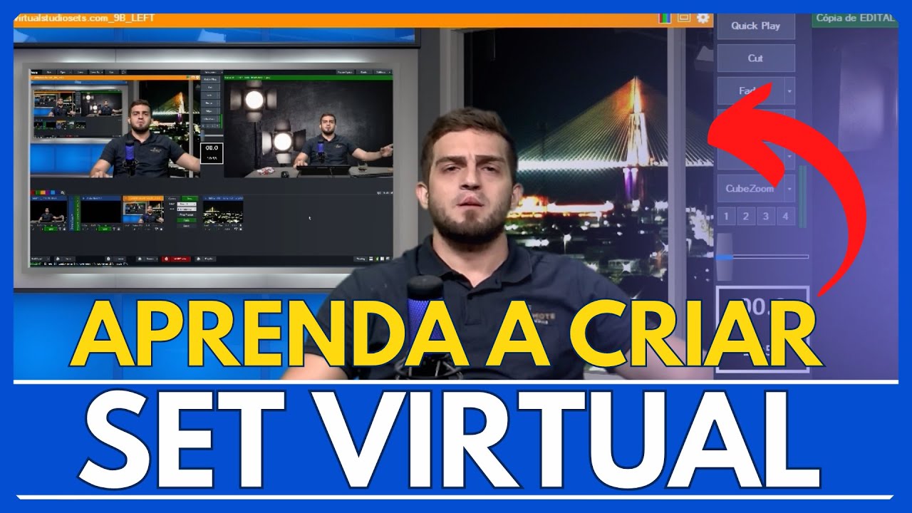 vMix - SET VIRTUAL: Saiba como criar um Cenário Virtual de QUALIDADE no vMix