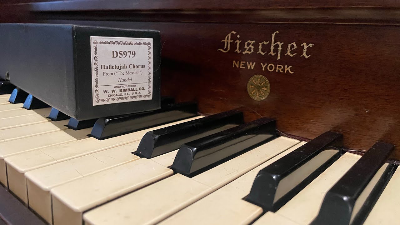 “Hallelujah Chorus” Kimball Recut on a Rare Ampico Spinet