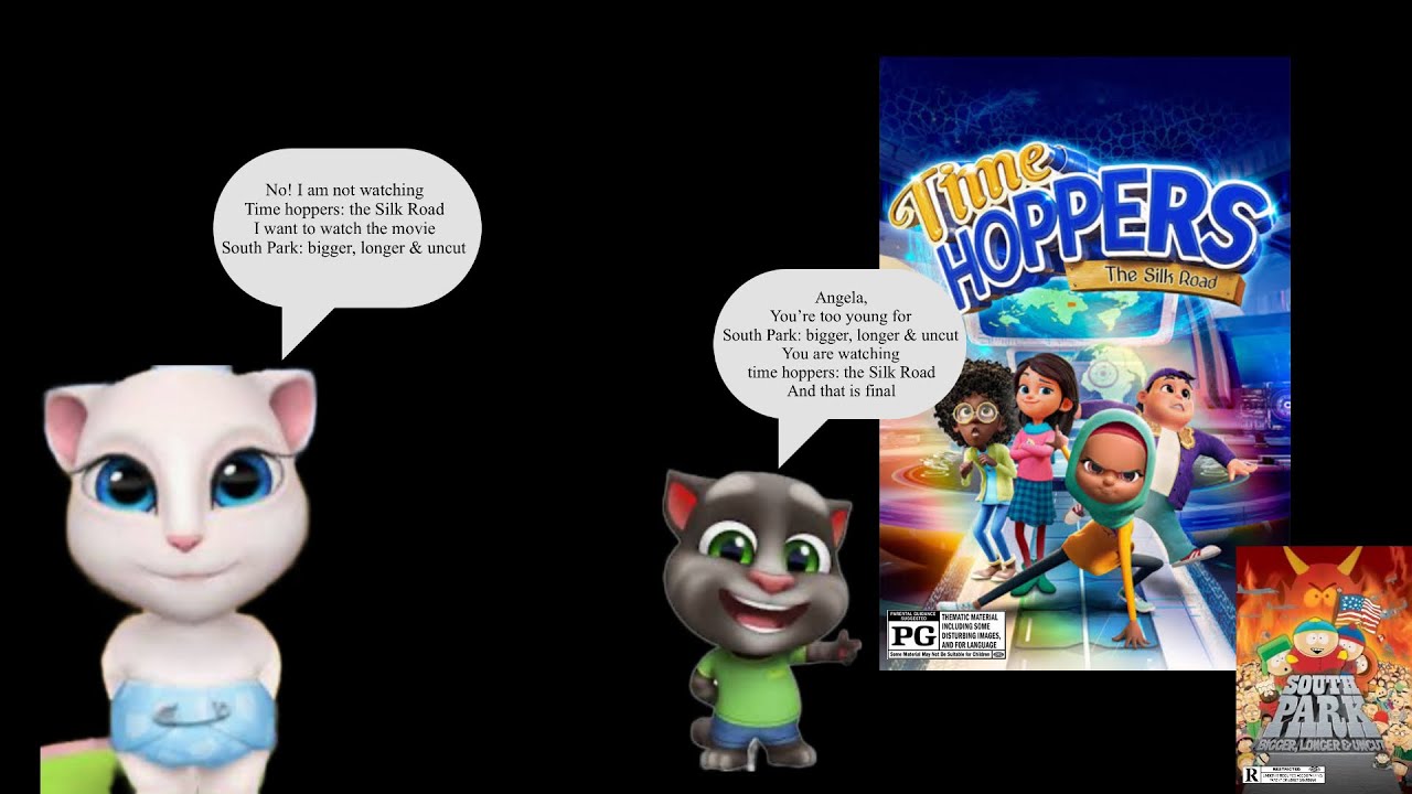 Angela Misbehaves At The Movie Theatre To See Time Hoppers The Silk Road/Grounded