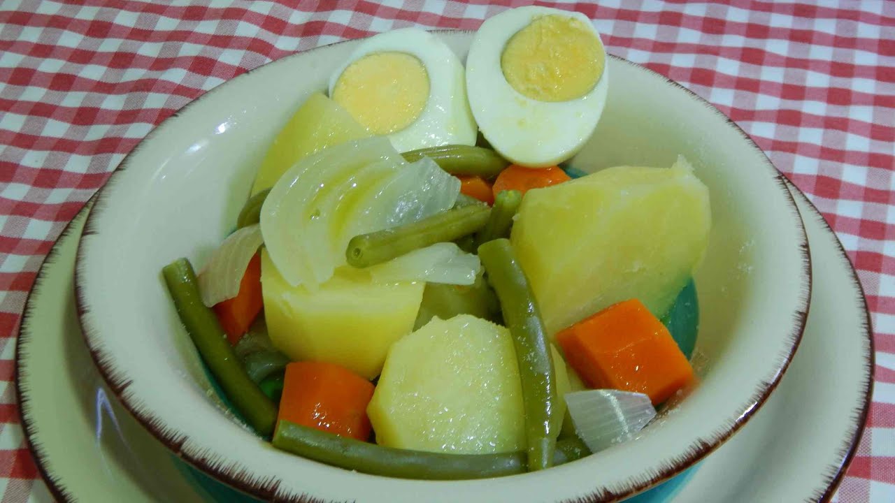 Cómo hacer hervido Valenciano de verduras (Bollit)
