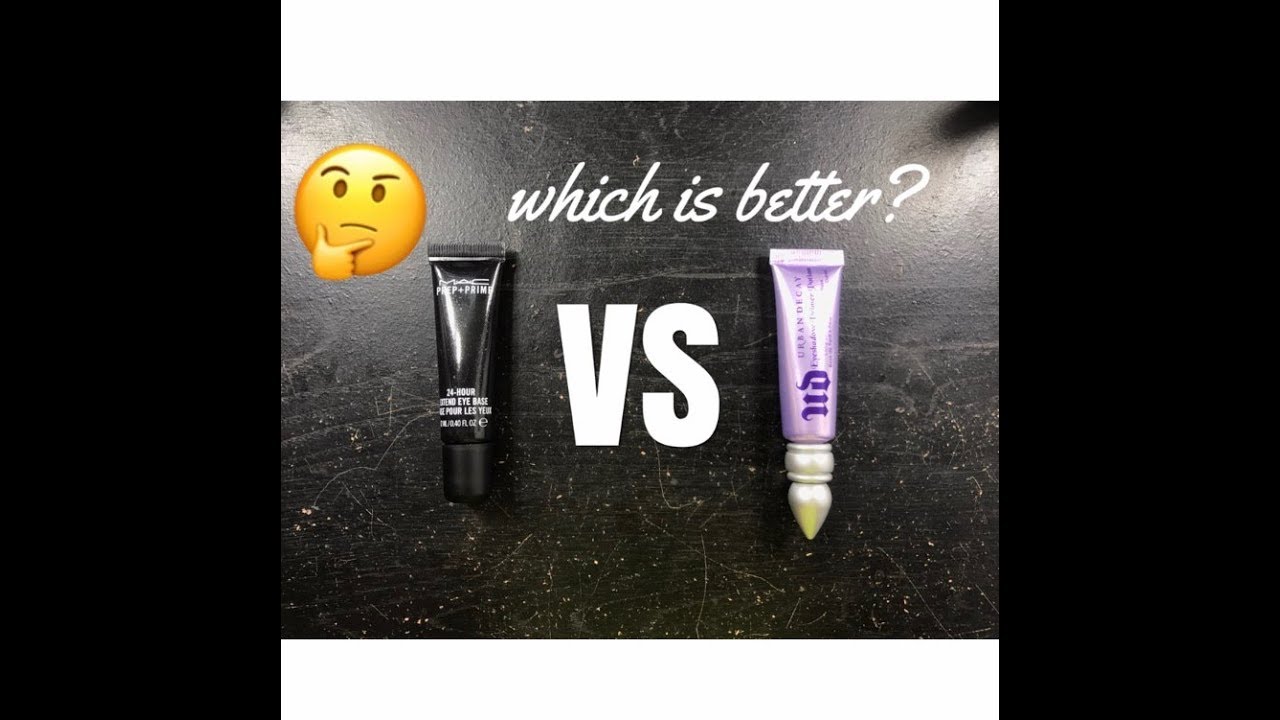 Праймер для теней Urban Decay Eyeshadow Primer Potion против базы под тени Mac Prep Prime 24 hour...