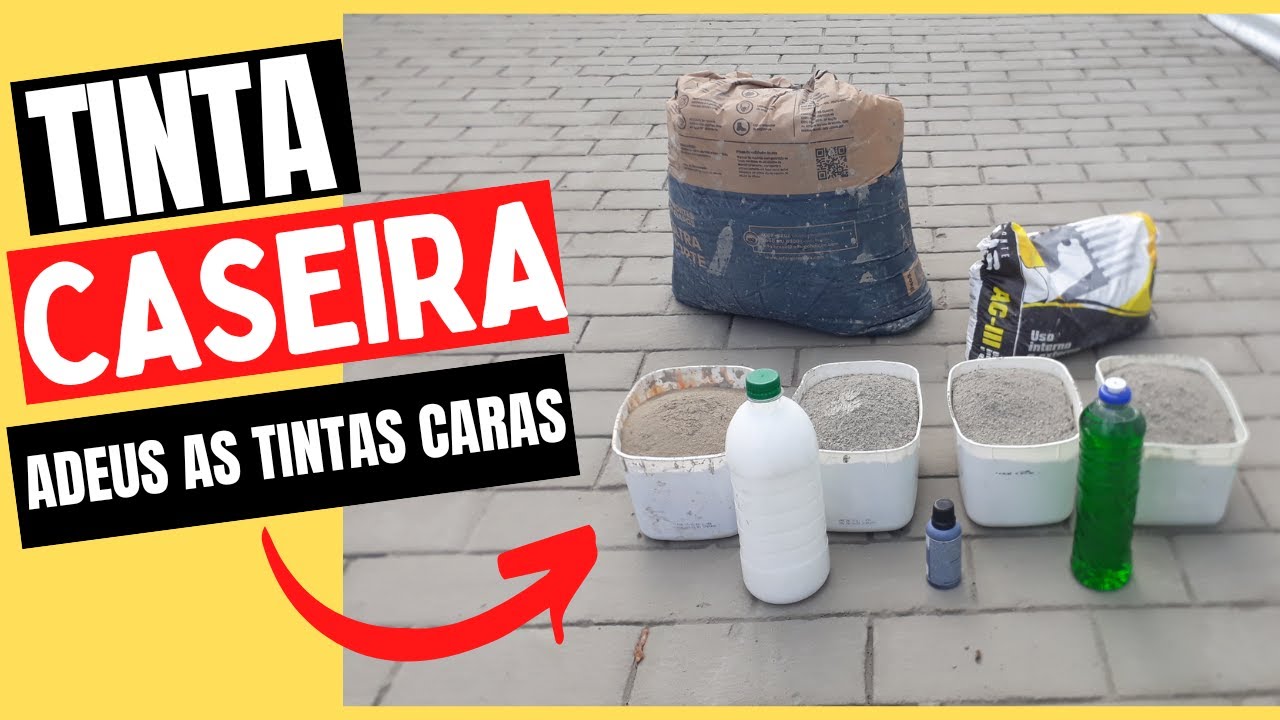 TINTA CASEIRA (ADEUS AS TINTAS CARAS)