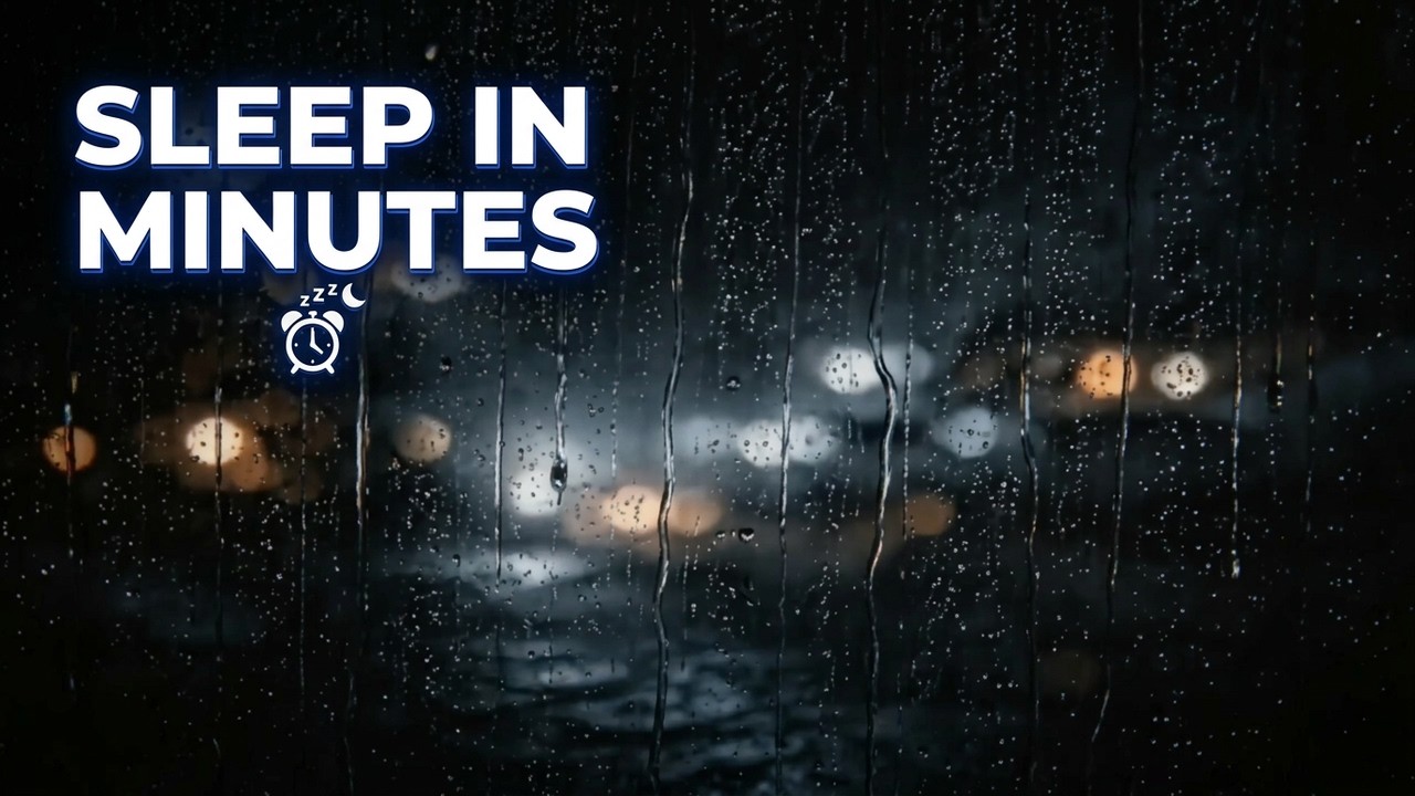 The Most Relaxing Rain Ever – Dark Screen Sleep (432Hz) | Sleep and Relaxation
