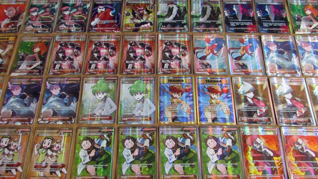 My Full Art Trainer Pokemon Card Collection