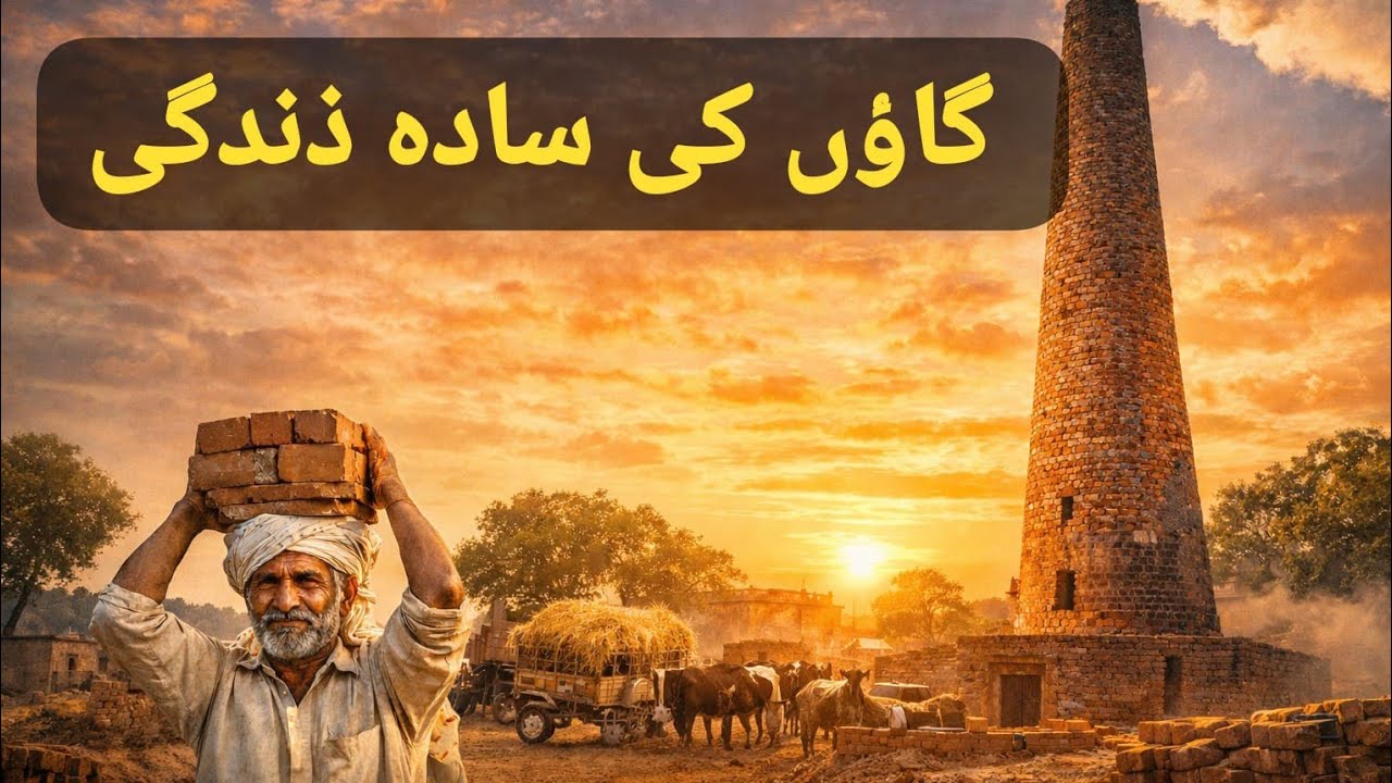 🌄 Subah Ki Gaon Ki Zindagi | Desi Vlog Bricks Chimni
