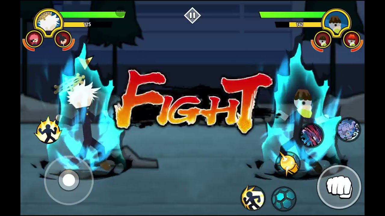 Let's fight with stick man anime 😆