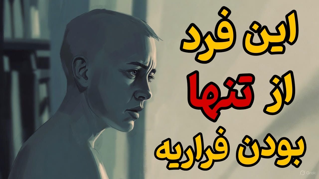 این فرد تنهایی بیرون نمی ره
