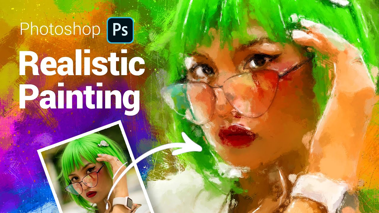 Photoshop Painting Effect in one click - Virtuoso UXP Plugin