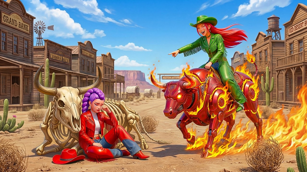 Ruby Family VS Golden Family : RUMI Wins The Magic Buffalo Racing Championship - KPOP Demon Hunters