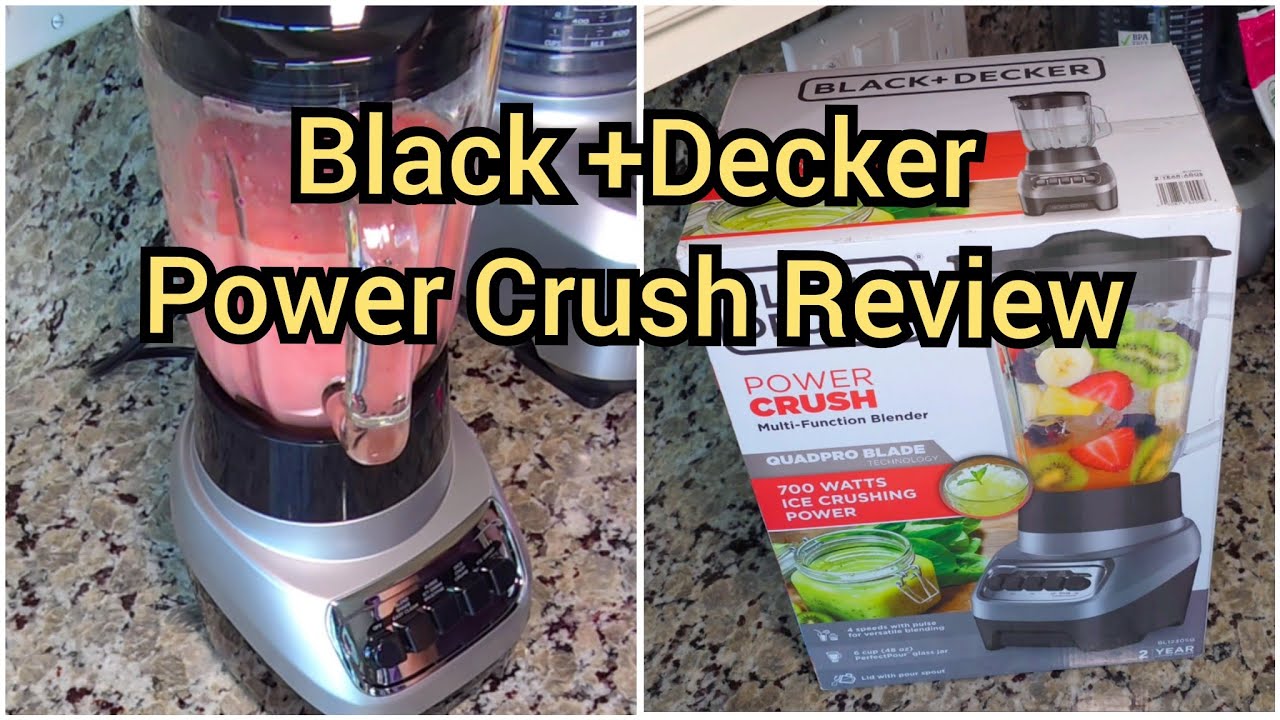 Black & Decker Power Crush Blender Review