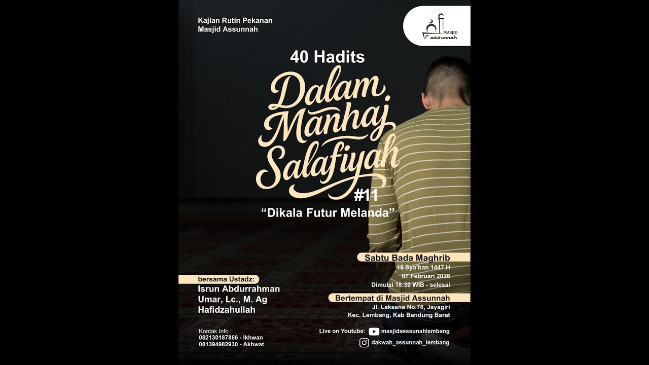 Ustadz Isrun Abdurrahman Umar, Lc., M.Ag | Dikala Futur Melanda