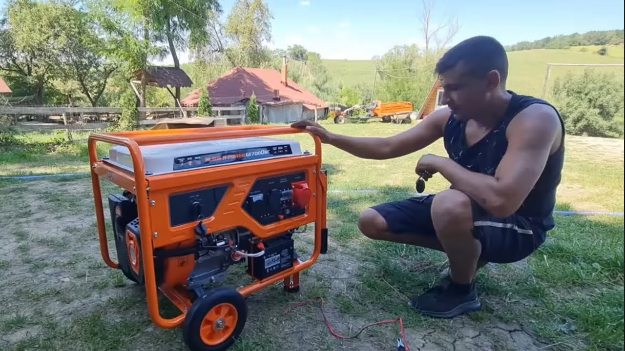 🚀 Pornire din telecomanda , putere la maxim – RURIS GE7000RC, 13CP gata de acțiune!