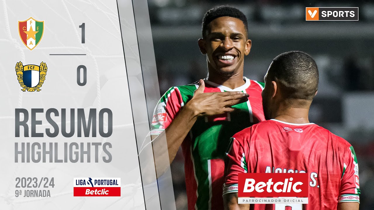 Resumo: Estrela Amadora 1-0 Famalicão (Liga 23/24 #9)