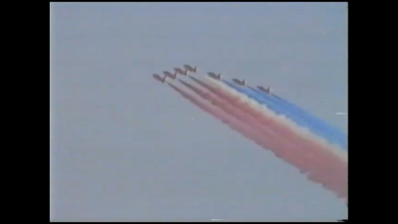 Red Arrows Display Torbay Airshow Torquay, England 1991