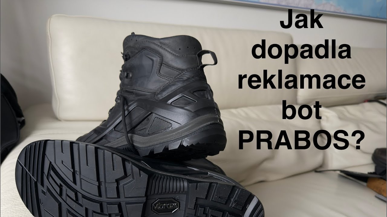 Boty PRABOS, jak dopadla reklamace deformace podešve