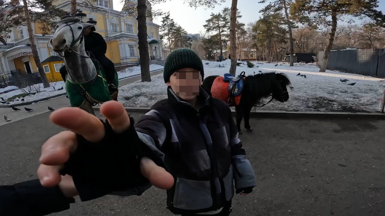 This Kid Stole my Camera in Almaty, Kazakhstan 🇰🇿