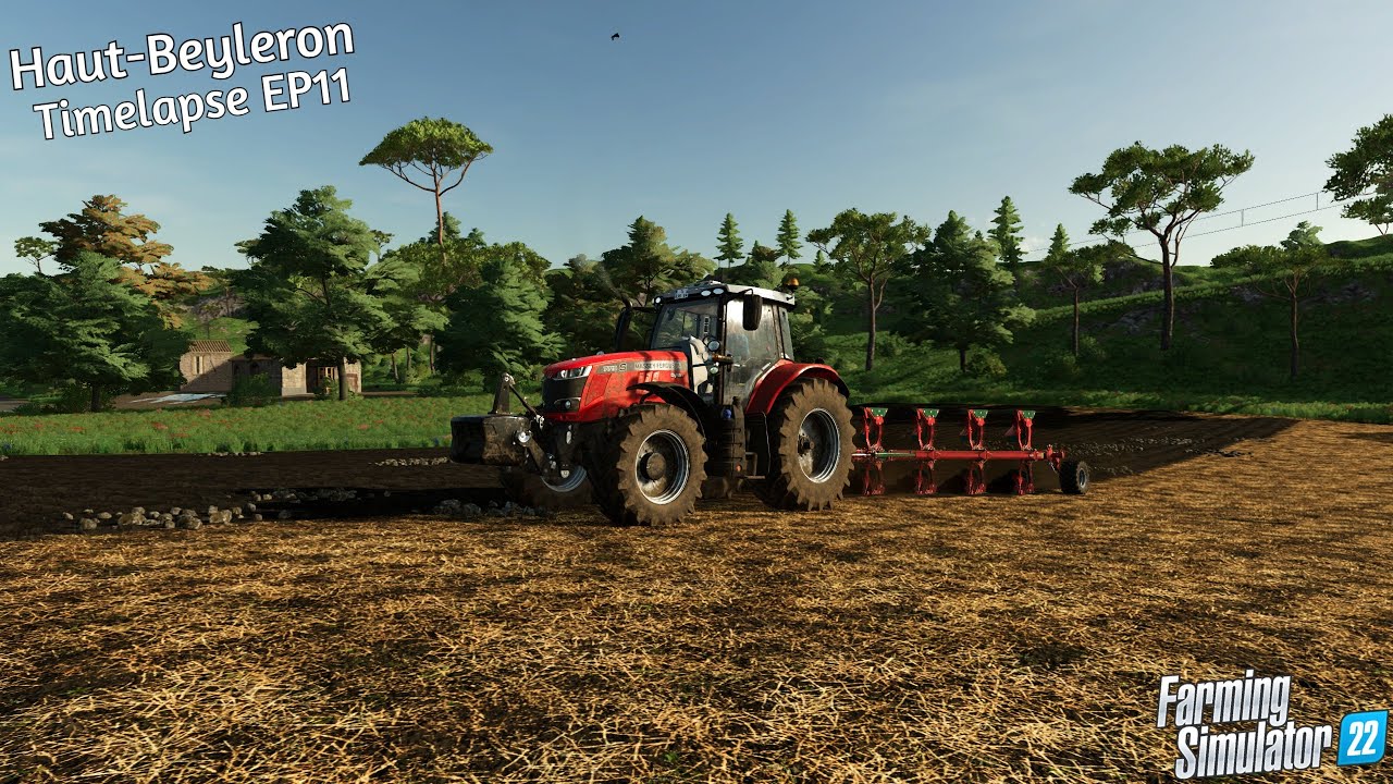 FS22/LS22◼️Haut-Beyleron EP11◼️Baling straw,Mulching,Plowing