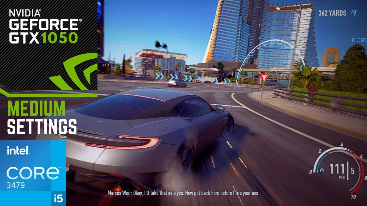 Need for Speed Payback | GTX 1050 2GB with Core i5 3470 & 8 GB Ram