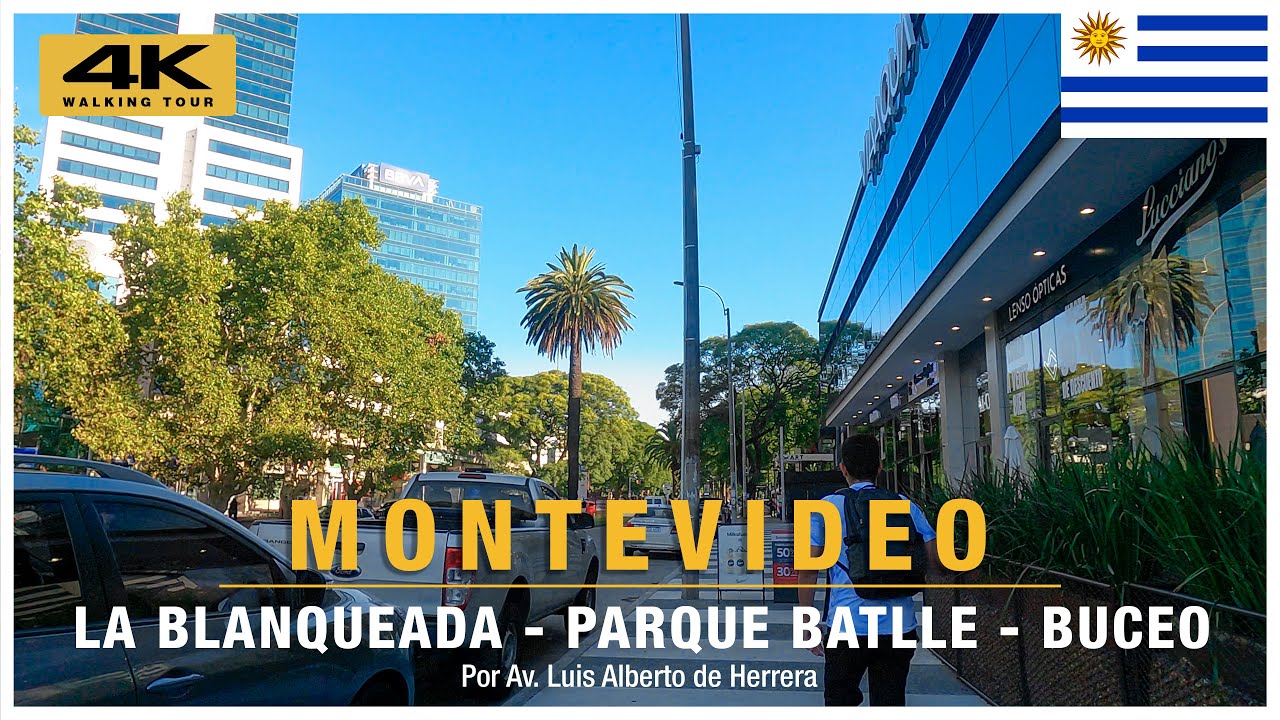 🇺🇾 AV. LUIS ALBERTO DE HERRERA: Blanqueada, P. Batlle, Buceo | Montevideo | WALKING TOUR 2024 [ 4K ]