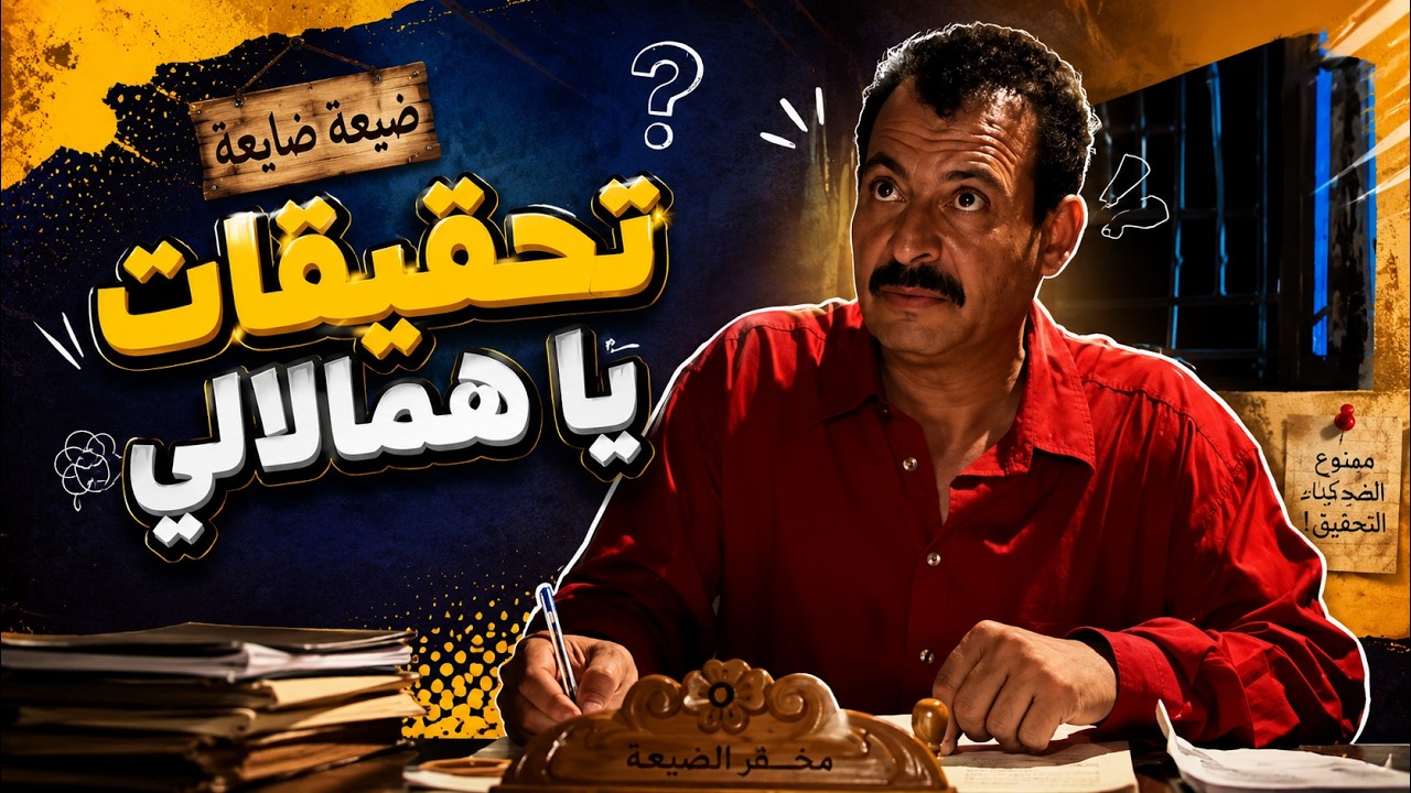 فيلم التحقيق... الهمالالي بعدما حقق مع كل رجال الضيعة طلع بالاخير مخربط بضيعة تانية_ضيعة ضايعة1