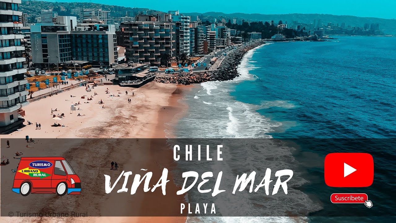 Playa VI&Ntilde;A DEL MAR Chile turismo 🌊 @ 🇨🇱
