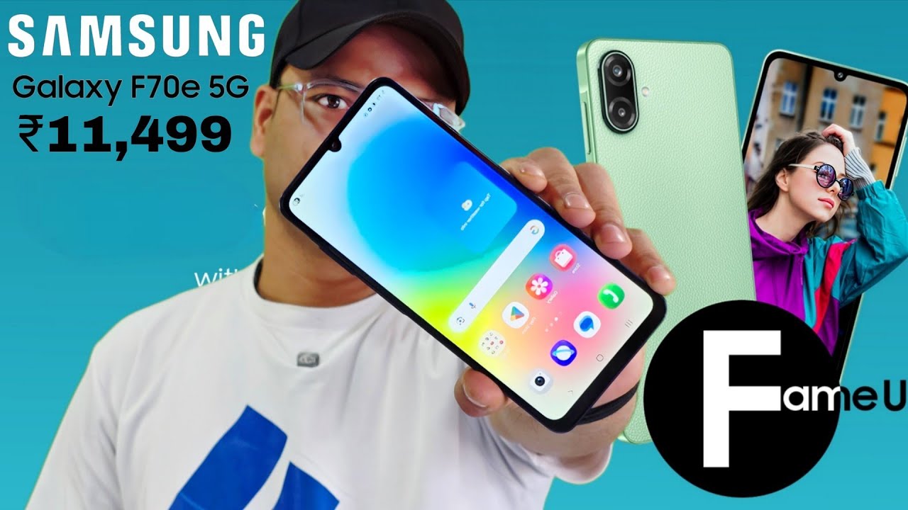 Samsung Galaxy F70e 5G Genuine Unboxing & Review | Camera | Price | Full Details in Hindi