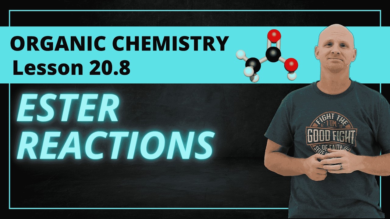 20.8 Synthesis and Reactions of Esters | Organic Chemistry