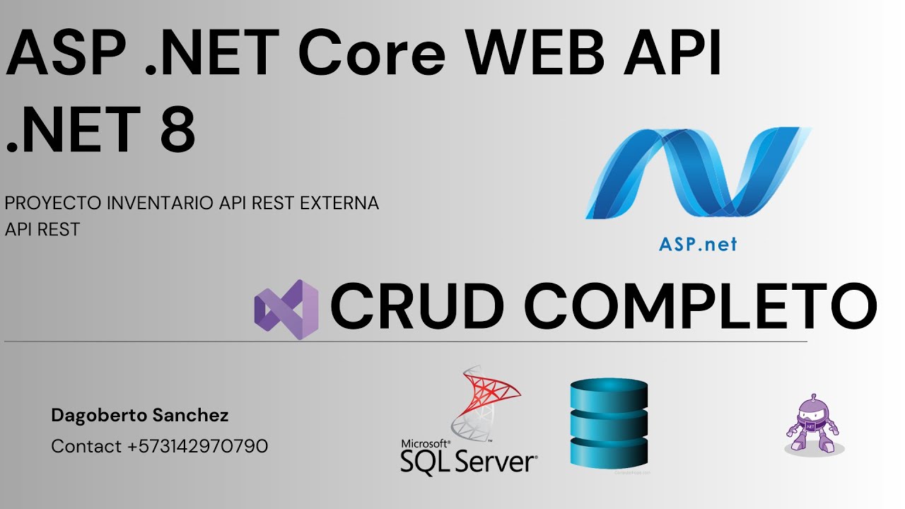 API REST con ASP .NET 8. CRUD Completo