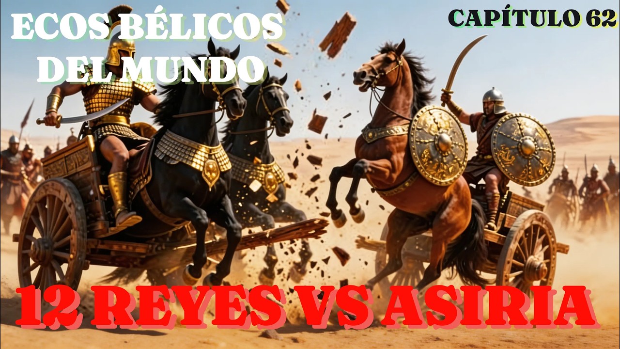 CAP 62 12 Reyes contra el IMPERIO DEL TERROR: La Carga Más Brutal de la Antigüedad (Qarqar 853 a.C.)