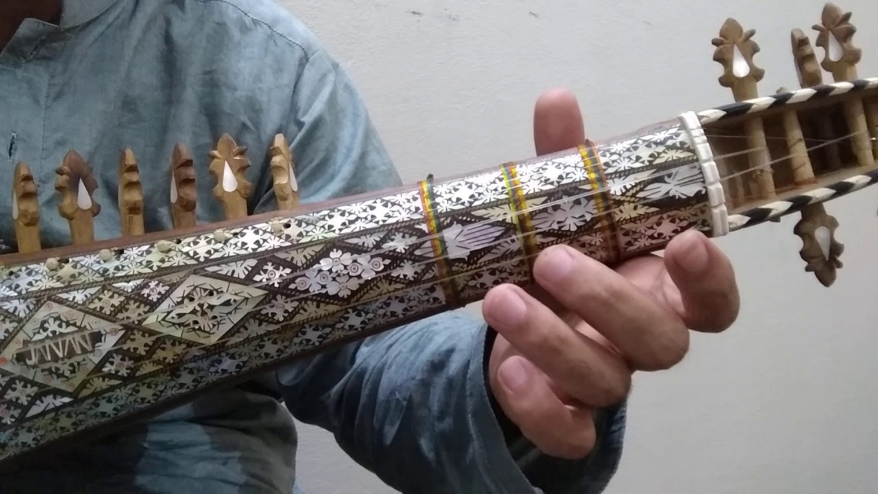 Secret Sargam technique in Rabab For Learner in slow motion