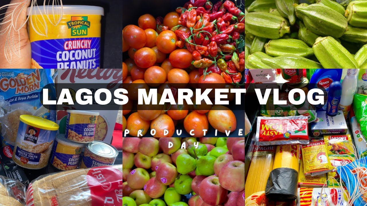 MARKET VLOG: CURRENT PRICES OF FOODSTUFFS IN LAGOS MARKET NOW! (60$) 100,00  #marketvlog #marketguru