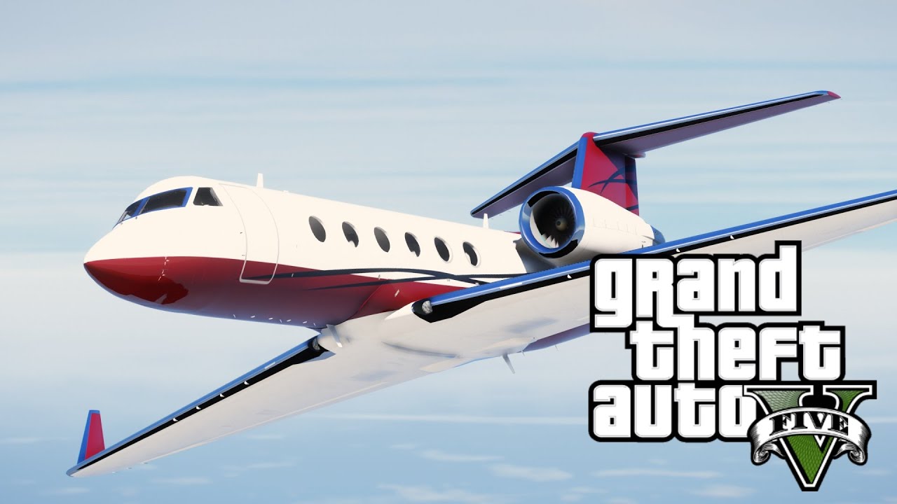 GTA V Gulfstream IV Private Jet [MOD]