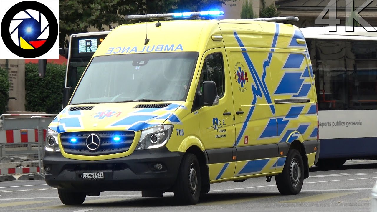 Ambulance 705 Gen&egrave;ve // Emergency Ambulance Geneva