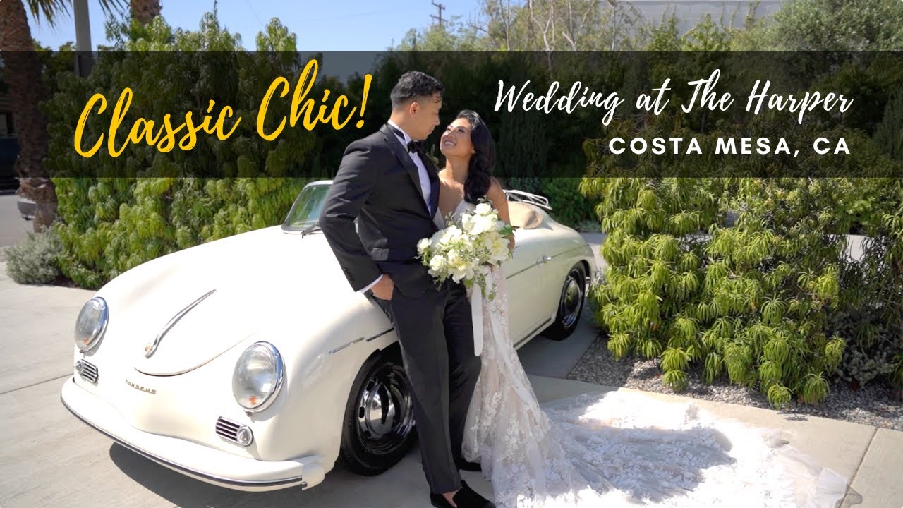 Inspired Modern Wedding at the Harper in Costa Mesa | Wedding Video ✨