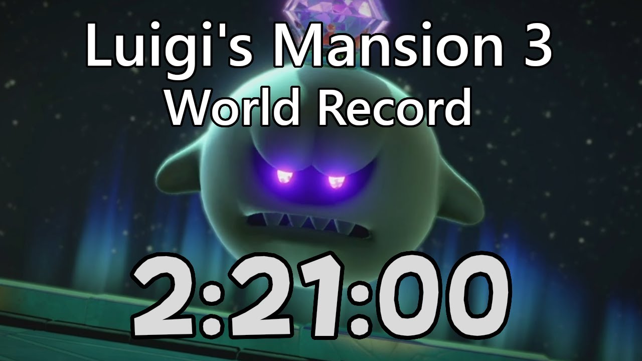 Luigi's Mansion 3 Speedrun Any% in 2:21:00 (Former Record)