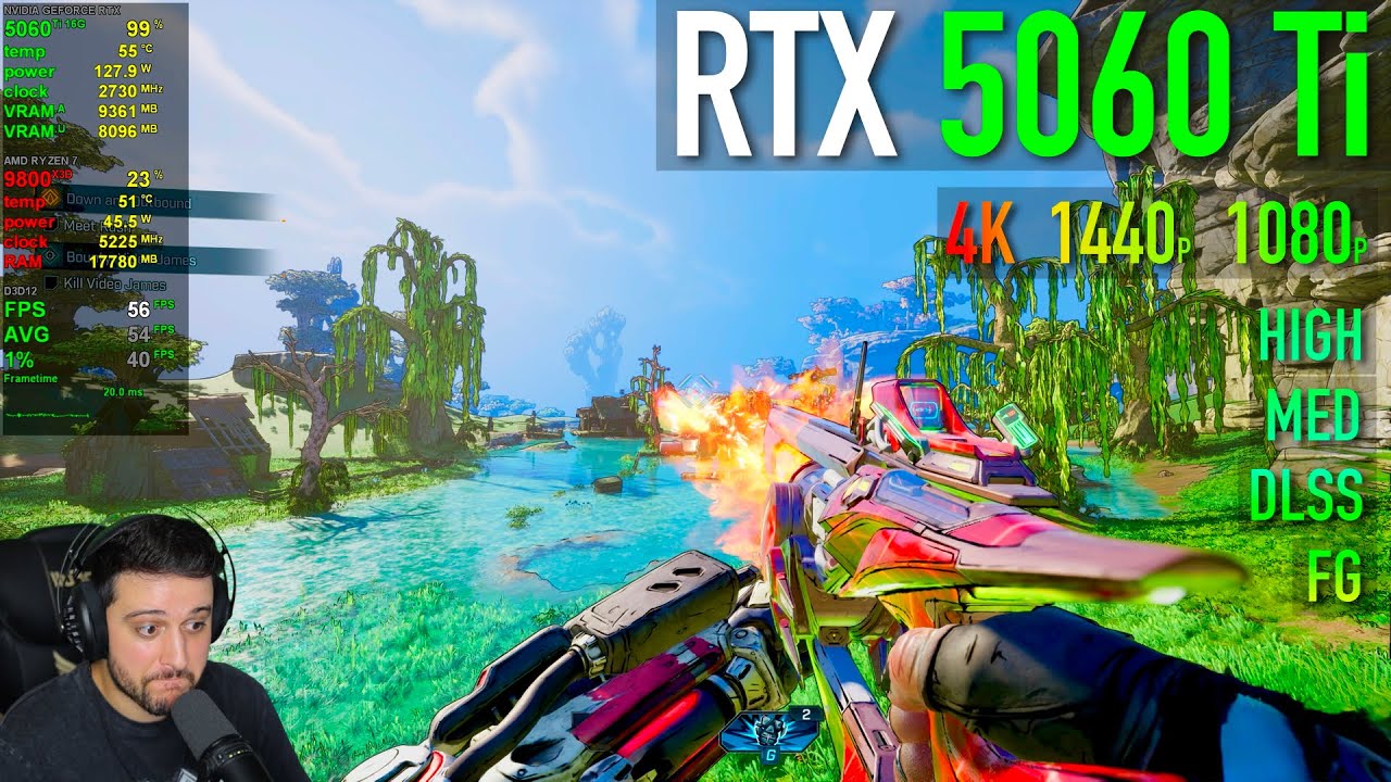 RTX 5060 Ti 16GB - Borderlands 4 - Performing Worse than I expected...
