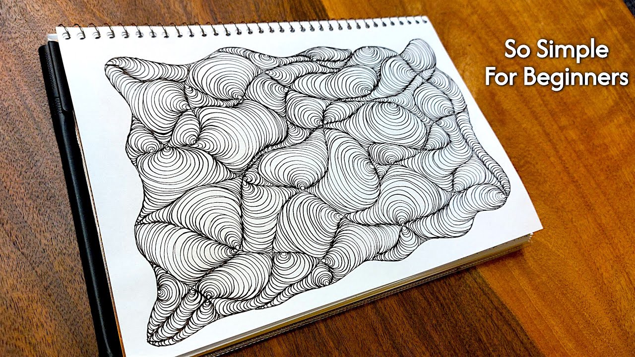 Satisfying Zendoodle Art - The Most Relaxing Doodle Experience